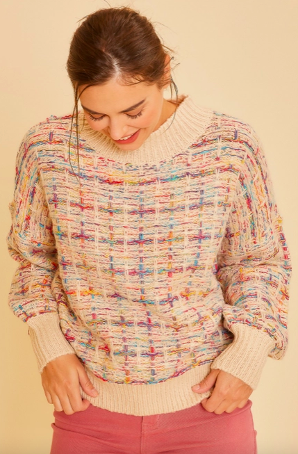 3 top color sweater